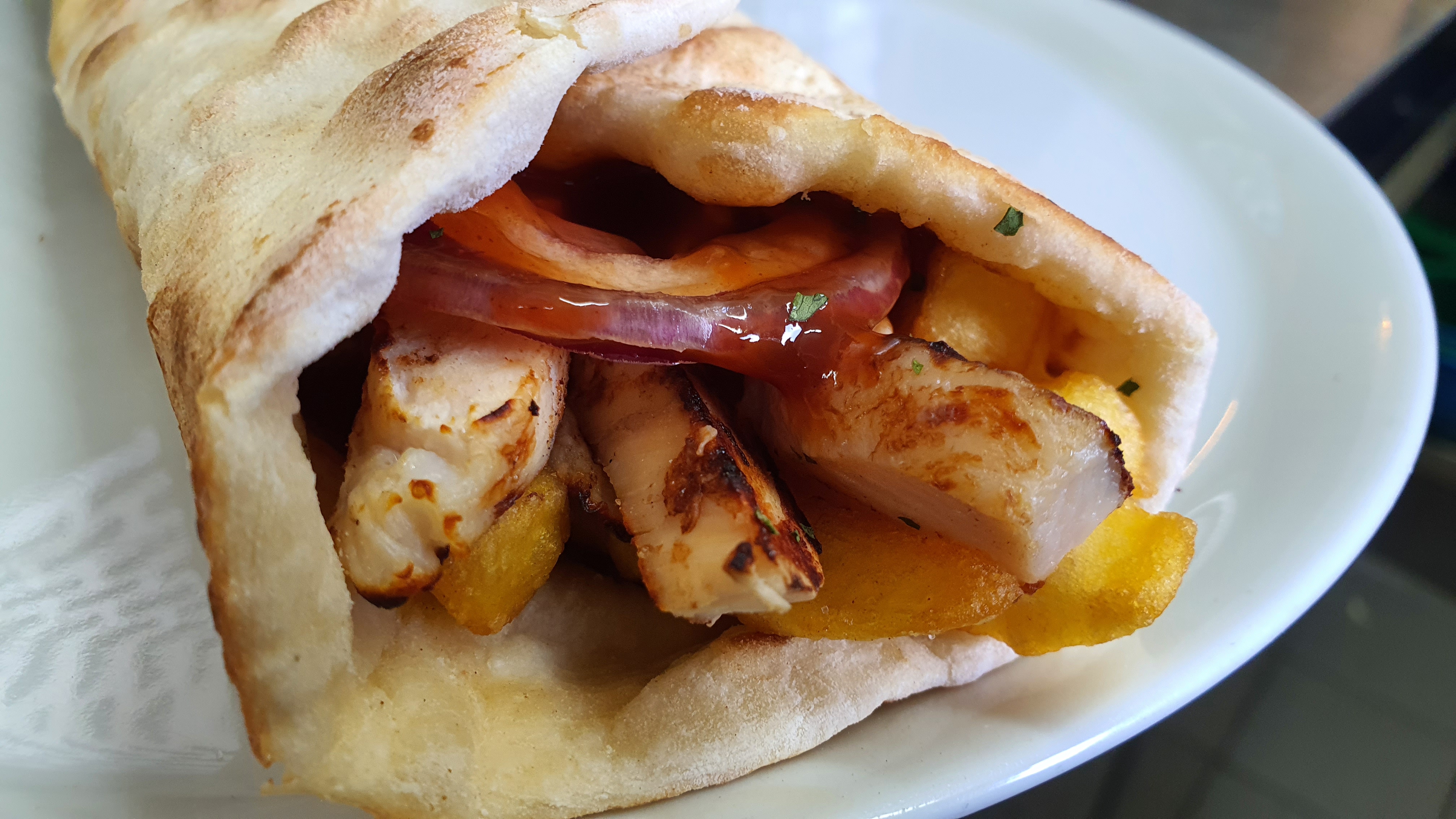 BBQ Chicken Pita